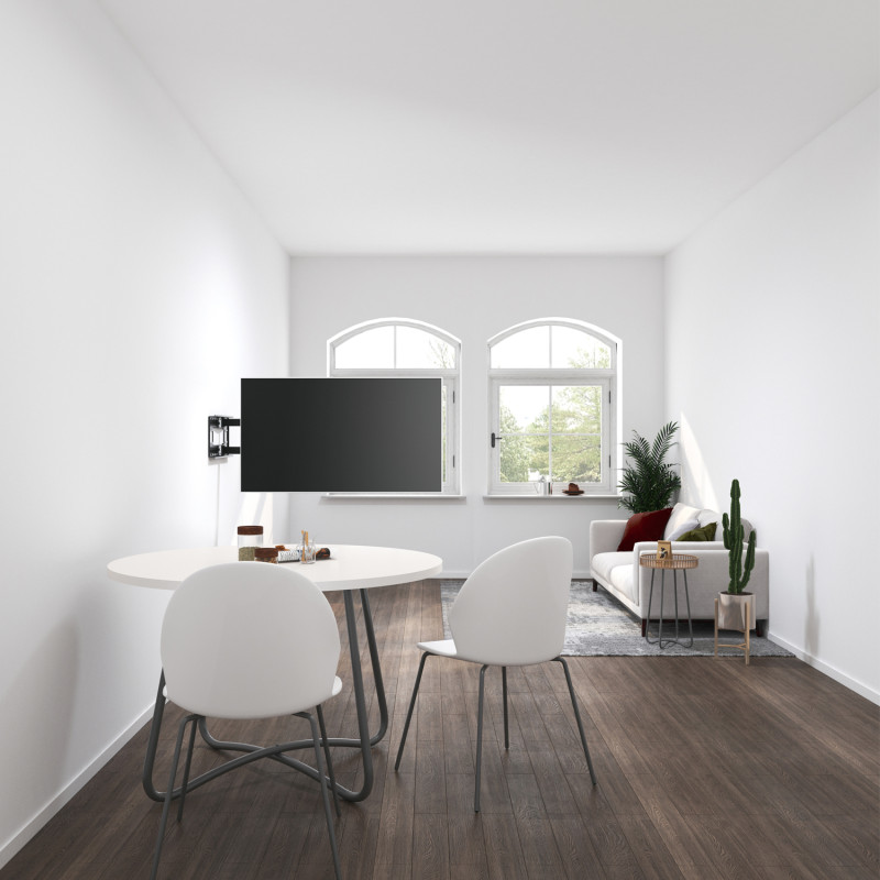 Soporte TV con Brazo de 1mt - 43" a 80"  50 kg  BRASFORMA