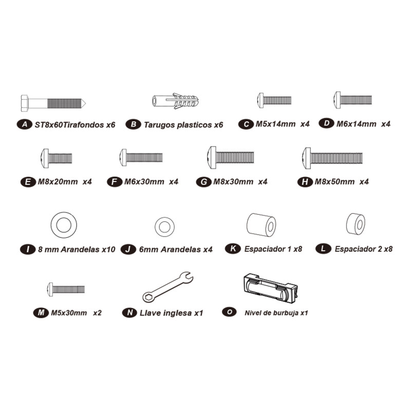 Soporte TV Con Brazo De 1mt 43 A 80 50 Kg BRASFORMA soporte-tv-con-brazo-de-1mt-43-a-80-50-kg-brasforma