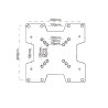 Placa para Extensión VESA hasta 200x200  30Kg  SKVA01-002   REMATE MUESTRA!