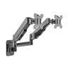 Soporte de Pared para 2 Monitores 17" ~ 32" 18Kg  360° SBRM114D - Brasforma
