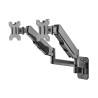 Soporte de Pared para 2 Monitores 17" ~ 32" 18Kg  360° SBRM114D - Brasforma