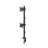 Soporte para 2 monitores 17" a 32" en Vertical  20kg  360° - BM725 Brasforma