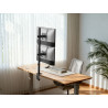 Soporte para 2 monitores 17" a 32" en Vertical  20kg  360° - BM725 Brasforma