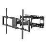 Soporte doble Brazo de 70 cm para TV  de Alta carga 60" ~ 120" 120kg Brasforma