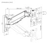 Soporte de Pared para Monitor  17"~32"  9kg  360°  SBRM714 - Brasforma