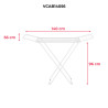 Tendedero De Piso Plegable 140x56cm 13kg  Blanco Brasforma