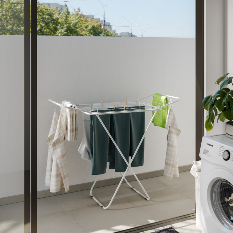Tendedero Piso Plegable  120x56cm  12kg  Brasforma