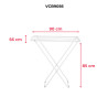 Tendedero De Piso Deck 90cm X 56cm 10kg -  Brasforma