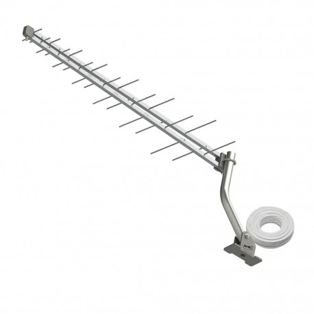 Antena tv hd uhf mas kit / mastil / cable coaxial - Digital Full