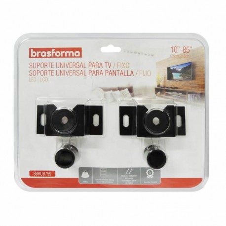 Soporte  TV - 10” a 85”  UNIVERSAL  100KG   SBRUB759