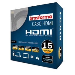 CABLE  HDMI  2.0.V   4K - 3D Ready -  15 Metros