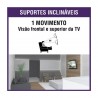 Soporte TV INCLINABLE - Ultra delgado 37” a 75” - BRASFORMA