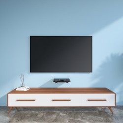 Soporte Deco-Juegos - Acero/Vidrio -10kg Pared-Tabique